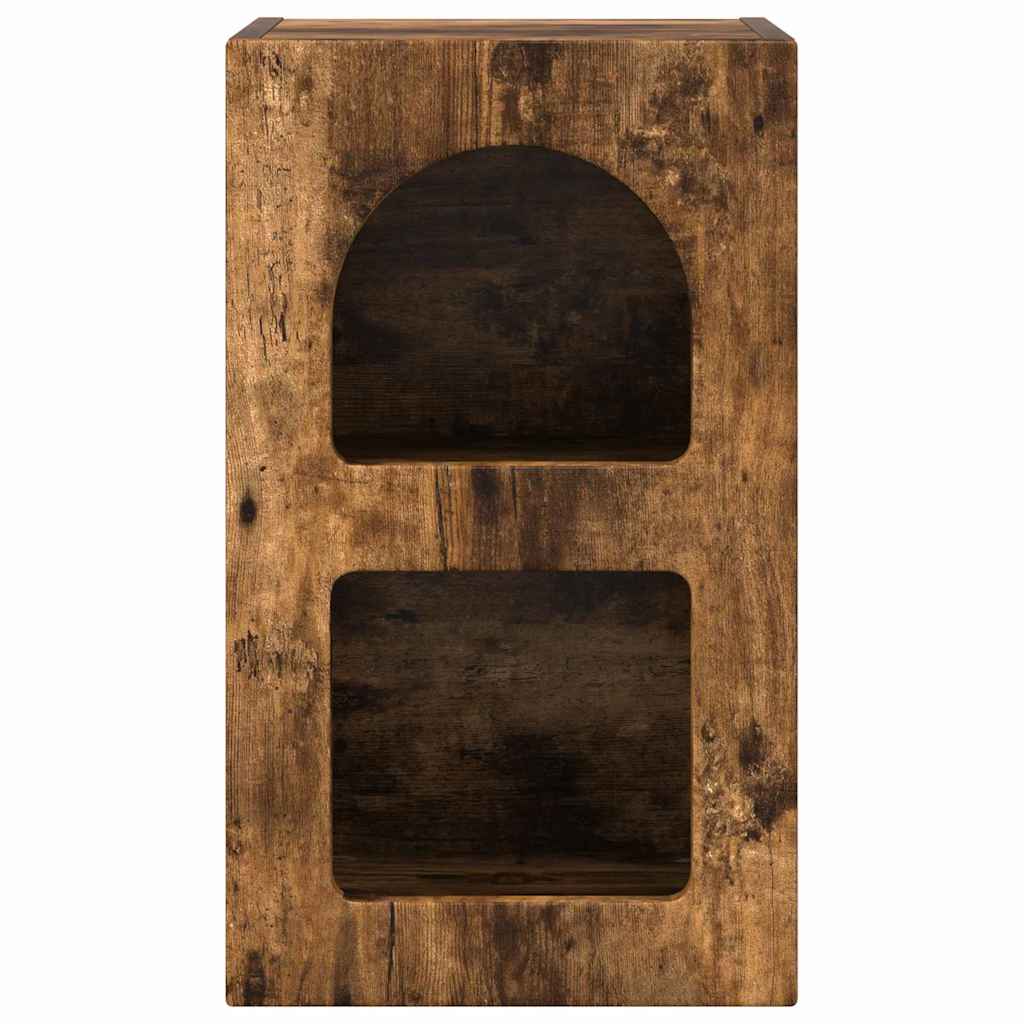 Κομοδίνο Καπνιστό Δρύς 29,5 x 33,5 x 50 εκ Επεξεργασμένο ξύλο - Pakobazaar