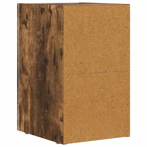 Κομοδίνο 2 pcs Καπνιστό Δρύς 29,5 x 33,5 x 50 εκ - Pakobazaar