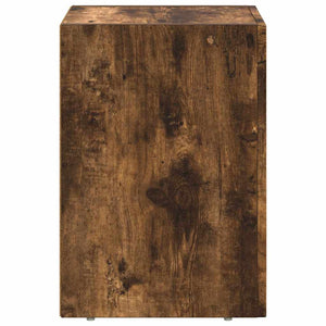 Κομοδίνο 2 pcs Καπνιστό Δρύς 29,5 x 33,5 x 50 εκ - Pakobazaar