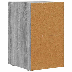 Κομοδίνο 2 pcs Γκρίζο Σονομα 29,5 x 33,5 x 50 εκ - Pakobazaar