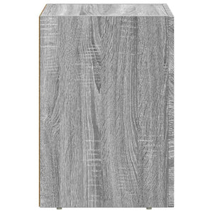 Κομοδίνο 2 pcs Γκρίζο Σονομα 29,5 x 33,5 x 50 εκ - Pakobazaar