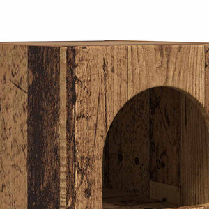 Κομοδίνο 2 pcs Παλιό ξύλο 29,5 x 33,5 x 50 εκ - Pakobazaar