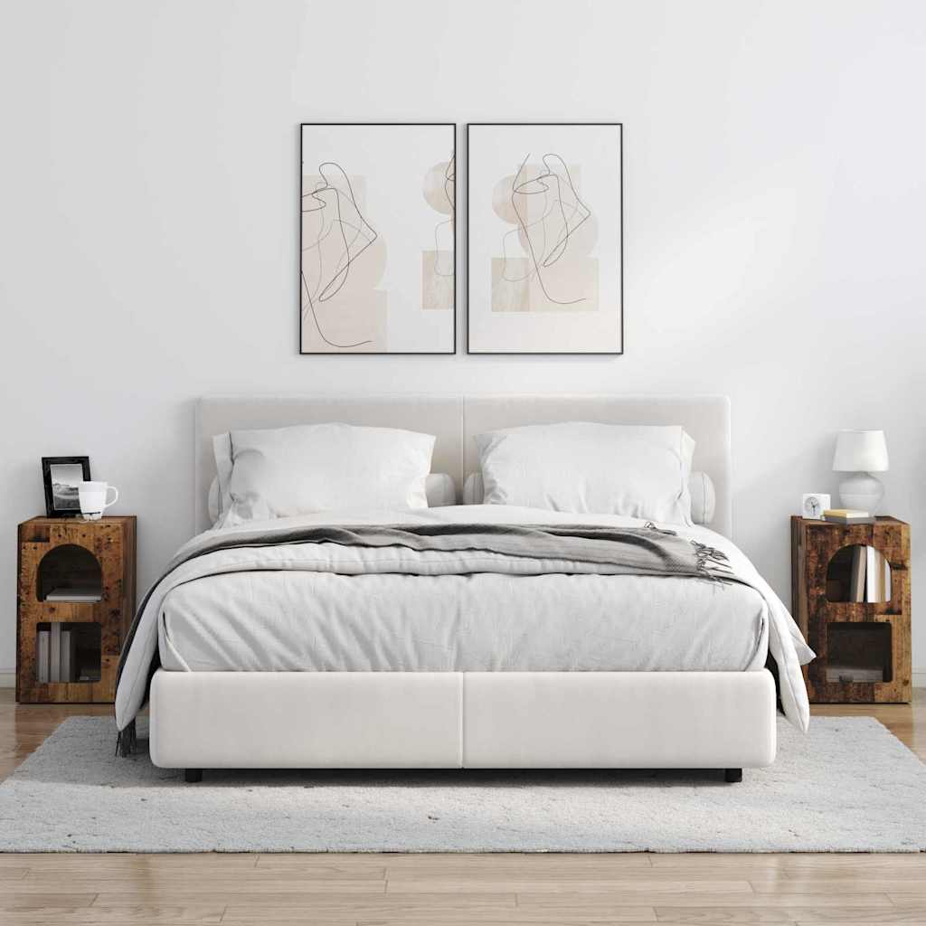 Κομοδίνο 2 pcs Παλιό ξύλο 29,5 x 33,5 x 50 εκ - Pakobazaar