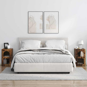 Κομοδίνο 2 pcs Παλιό ξύλο 29,5 x 33,5 x 50 εκ - Pakobazaar