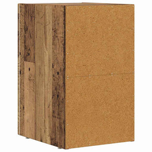 Κομοδίνο 2 pcs Παλιό ξύλο 29,5 x 33,5 x 50 εκ - Pakobazaar