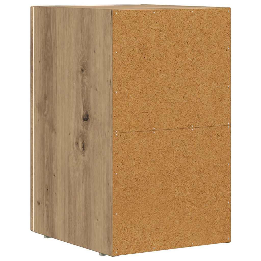Κομοδίνο 2 pcs Artisan Oak 29,5 x 33,5 x 50 εκ - Pakobazaar