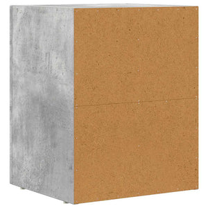 Κομοδίνο ELST 2 τμχ. Σκυρόδεμα Γκρι 40 x 35 x 50 εκ.