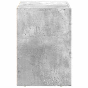 Κομοδίνο ELST 2 τμχ. Σκυρόδεμα Γκρι 40 x 35 x 50 εκ.