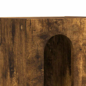 Κομοδίνο ELST 2 τμχ. Καπνιστό Δρύς 40 x 35 x 50 εκ.