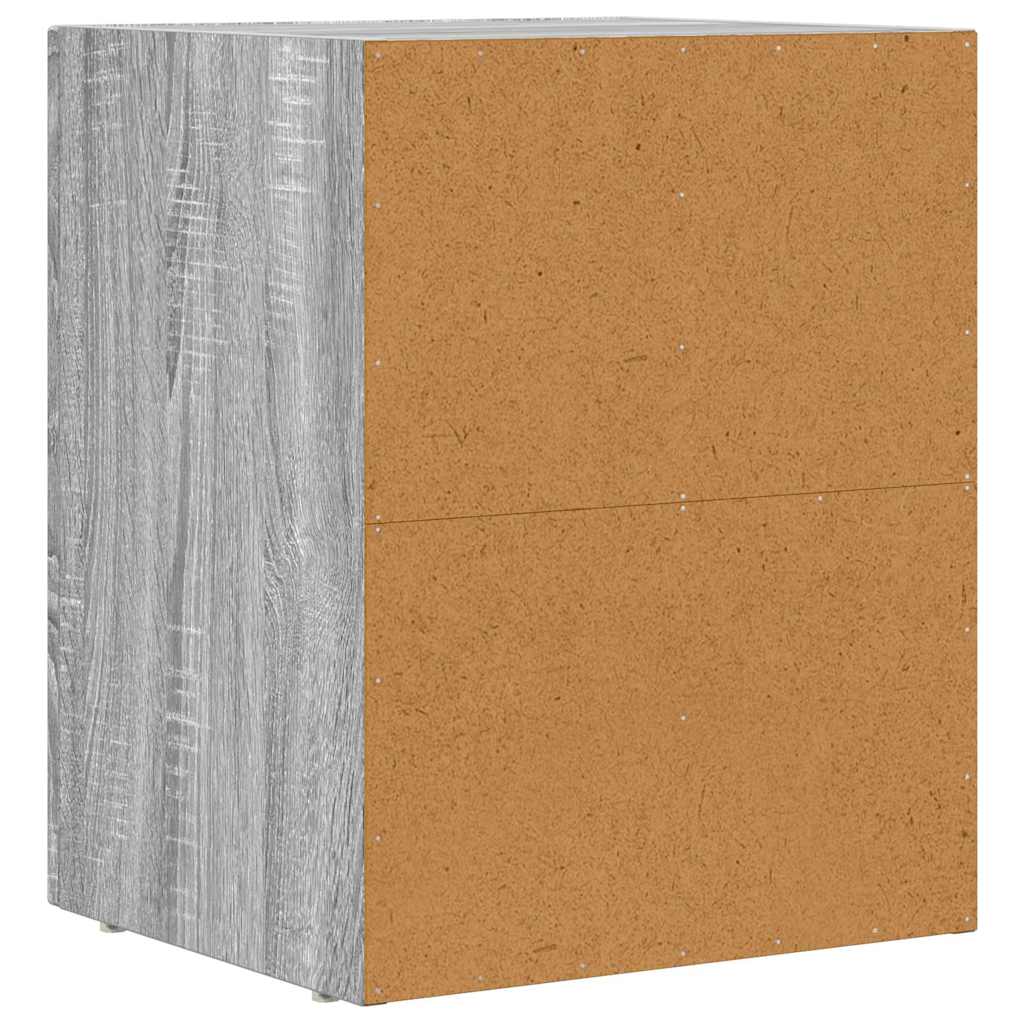 Κομοδίνο 2 pcs Γκρίζο Σονομα 40 x 35 x 50 εκ.