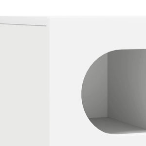 Ντουλάπι TV ELST 100 x 35 x 40 εκ Λευκό Επεξεργασμένο Ξύλο