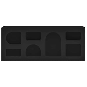 Ντουλάπι TV ELST 100 x 35 x 40 εκ Μαύρο Επεξεργασμένο Ξύλο