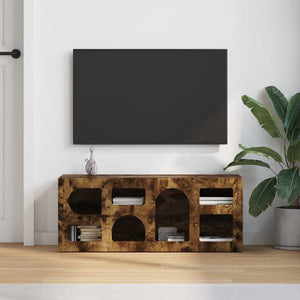 Ντουλάπι TV ELST 100 x 35 x 40 εκ Καπνιστό Δρύς
