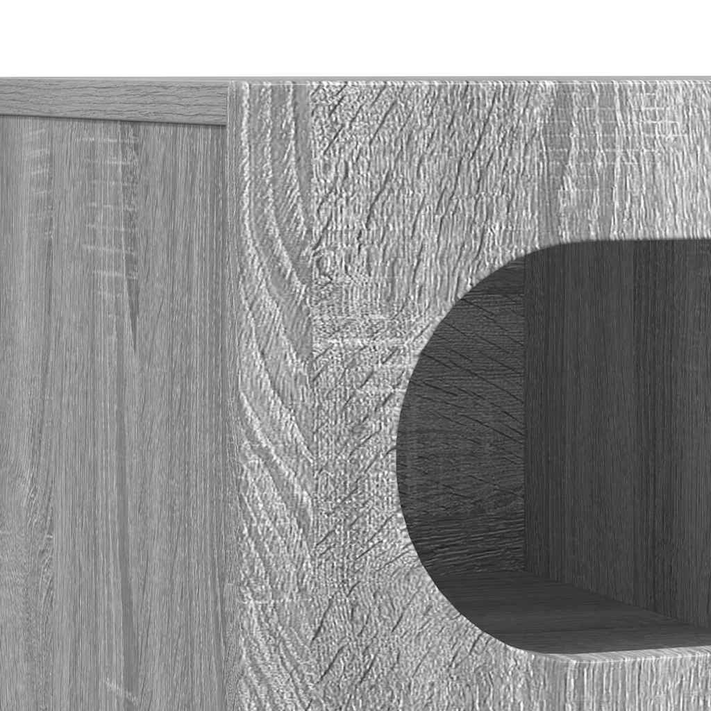 Ντουλάπι TV Γκρίζο Σονομα 100 x 35 x 40 εκ Επεξεργασμένο ξύλο