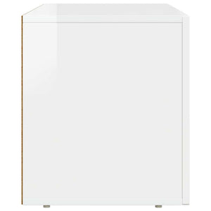 Ντουλάπι TV ELST 80 x 35 x 40 εκ Υψηλής γυαλάδας λευκό