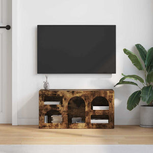 Ντουλάπι TV ELST 80 x 35 x 40 εκ Καπνιστό Δρύς