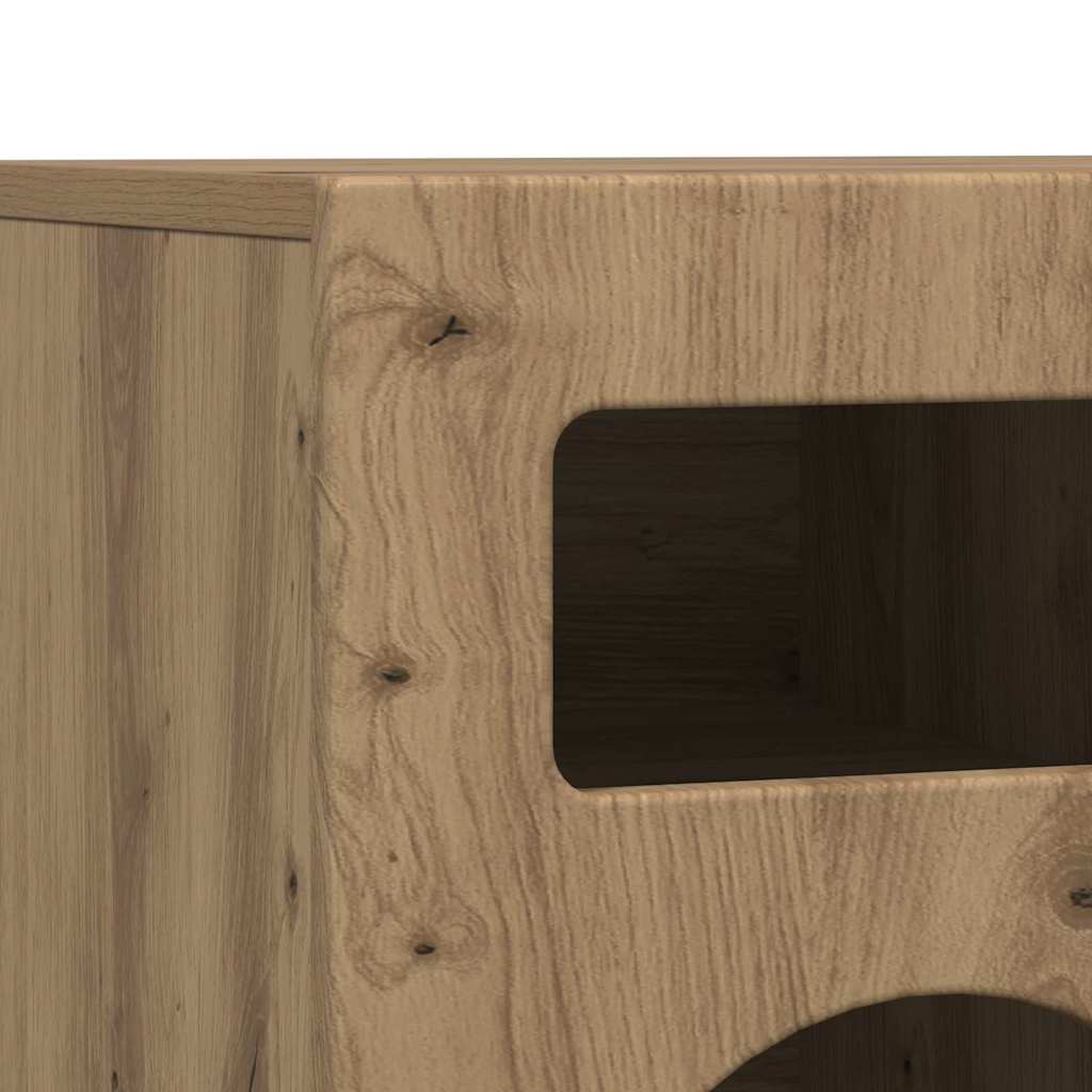 Ντουλάπι TV Artisan Oak 80 x 35 x 40 εκ Επεξεργασμένο ξύλο