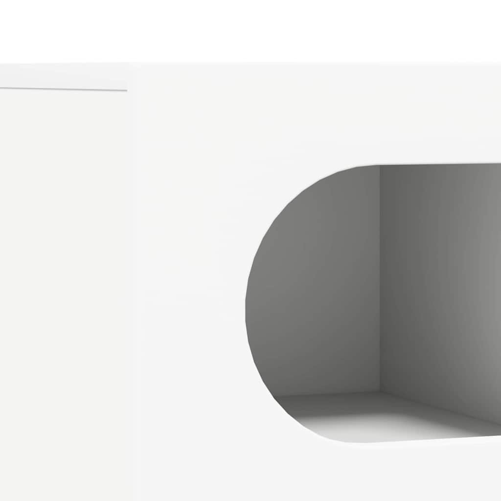 Ντουλάπι TV ELST 60 x 35 x 40 εκ. Λευκό Επεξεργασμένο ξύλο