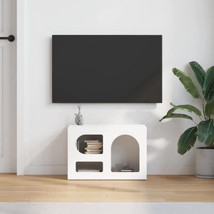 Ντουλάπι TV ELST 60 x 35 x 40 εκ. Λευκό Επεξεργασμένο Ξύλο