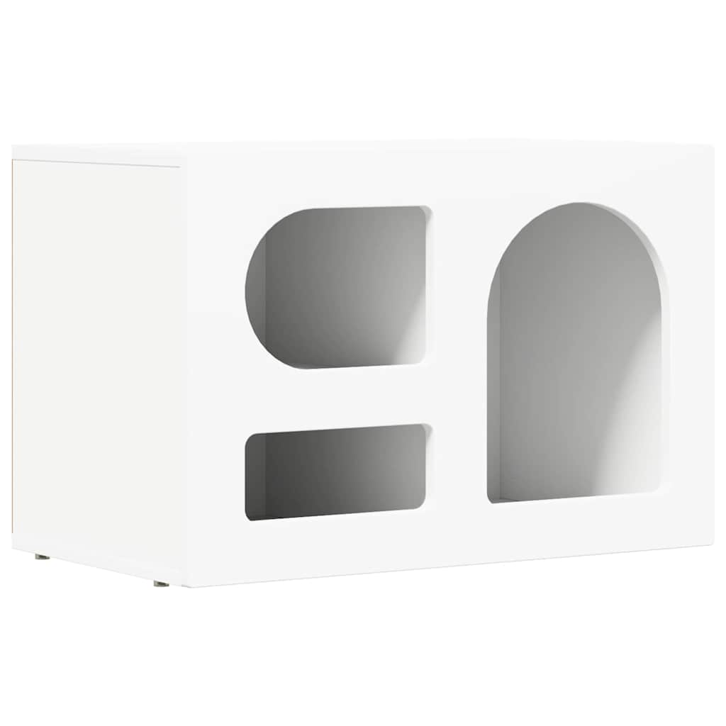 Ντουλάπι TV ELST 60 x 35 x 40 εκ. Λευκό Επεξεργασμένο ξύλο