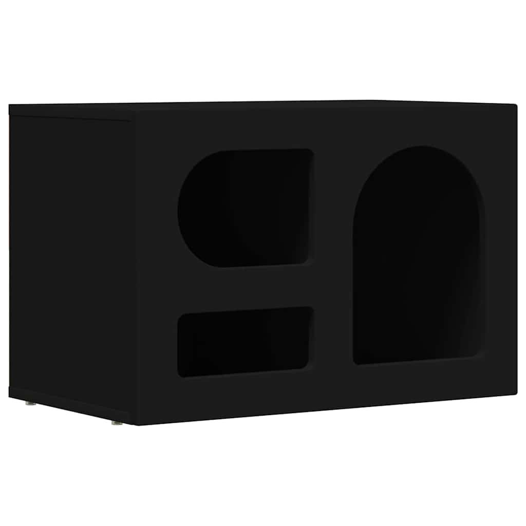 Ντουλάπι TV Μαύρο 60 x 35 x 40 εκ. Επεξεργασμένο ξύλο