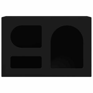 Ντουλάπι TV ELST 60 x 35 x 40 εκ. Μαύρο Επεξεργασμένο Ξύλο