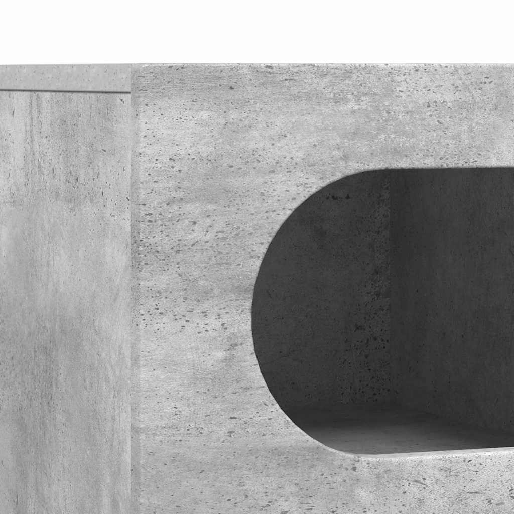 Ντουλάπι TV Σκυρόδεμα Γκρι 60 x 35 x 40 εκ. Επεξεργασμένο ξύλο