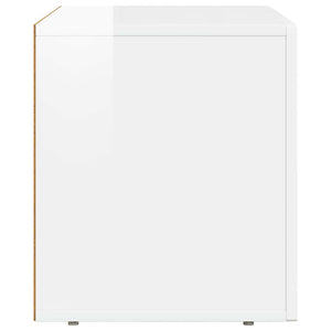 Ντουλάπι TV ELST 60 x 35 x 40 εκ. Υψηλής γυαλάδας λευκό