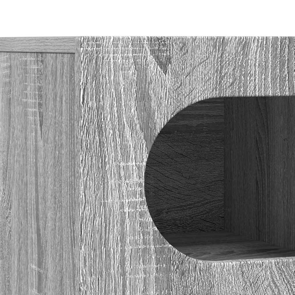 Ντουλάπι TV Γκρίζο Σονομα 60 x 35 x 40 εκ. Επεξεργασμένο ξύλο