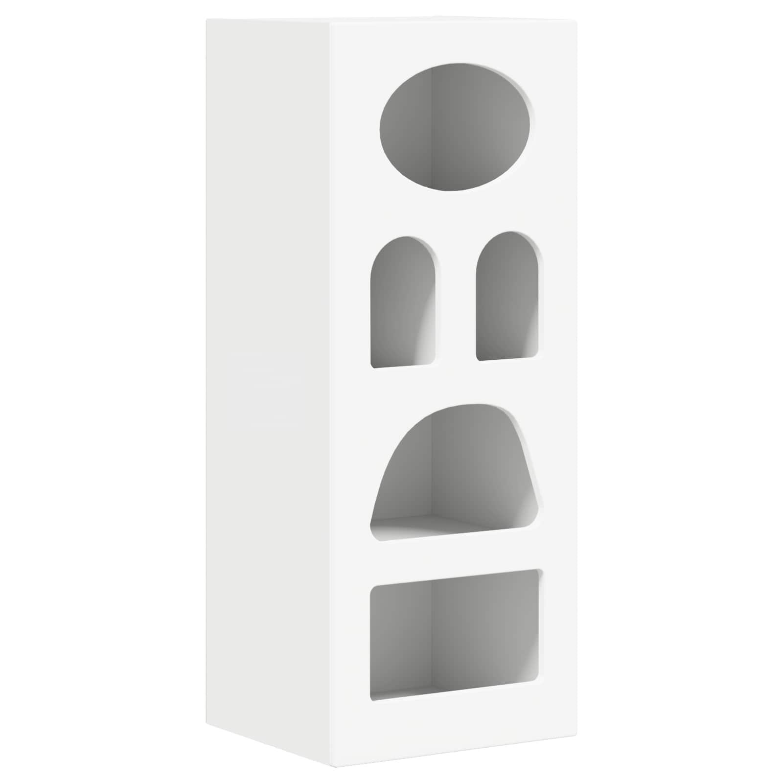 Πλαϊνό γραφείο Λευκό 40 x 35 x 100,5 εκ Επεξεργασμένο ξύλο