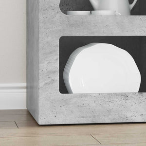 Πλαϊνό γραφείο ELST Σκυρόδεμα Γκρι 40 x 35 x 100,5 εκ