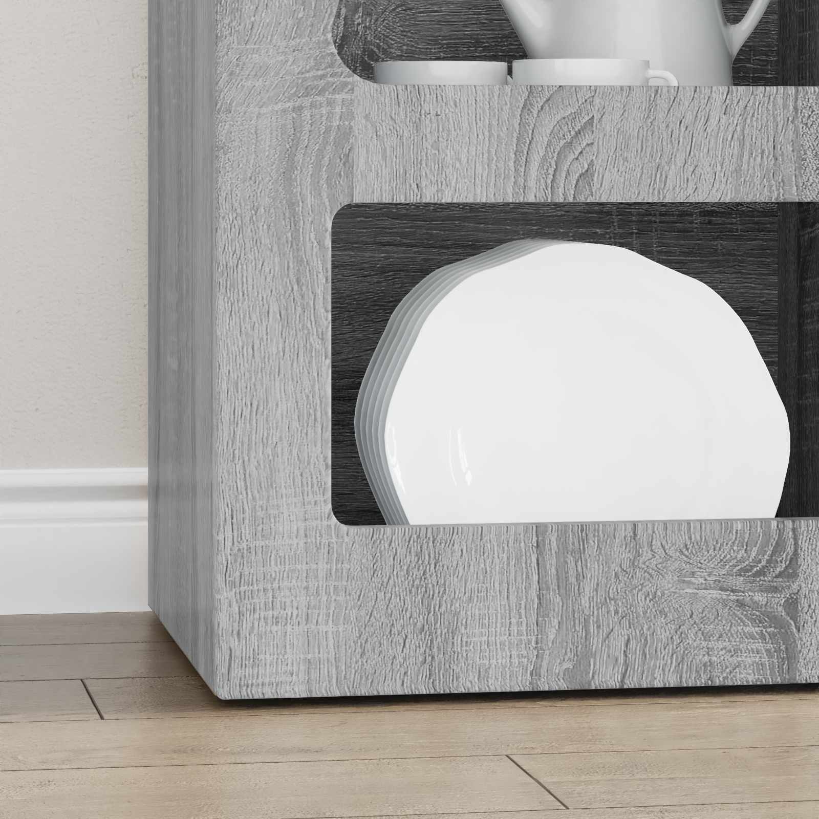 Πλαϊνό γραφείο Γκρίζο Σονομα 40 x 35 x 100,5 εκ