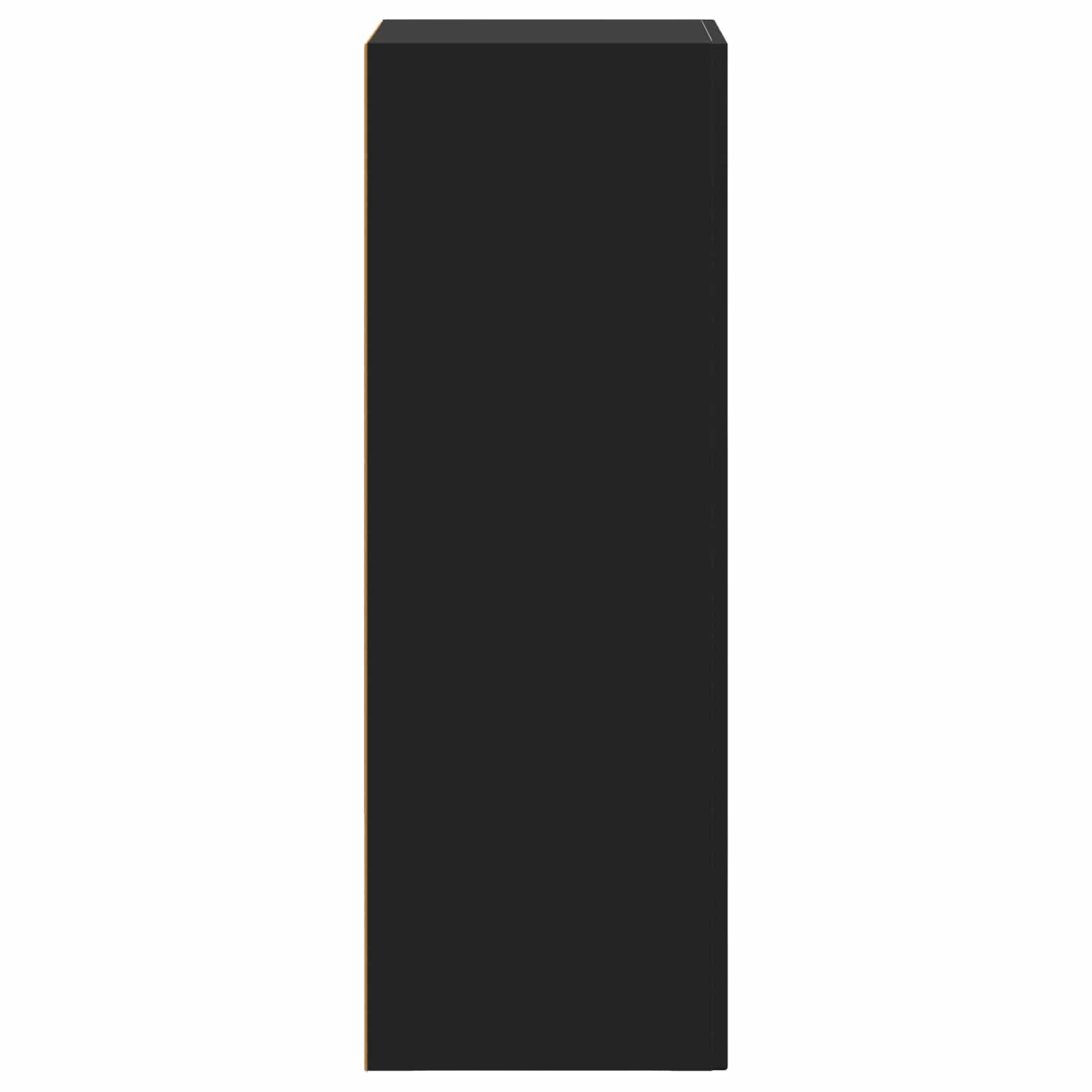 Πλαϊνό γραφείο Μαύρο 40 x 35 x 100.5 εκ Επεξεργασμένο ξύλο