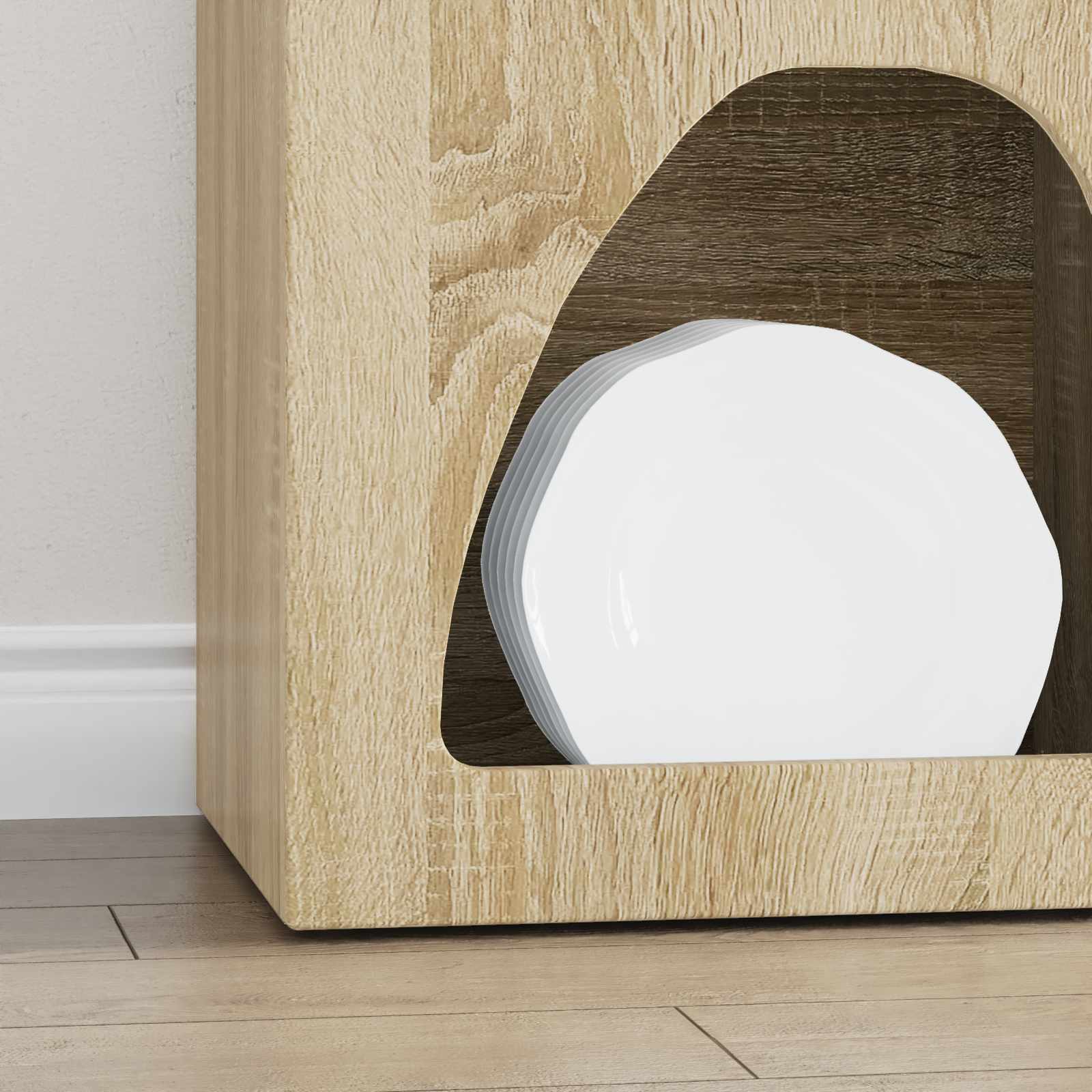 Πλαϊνό γραφείο ELST Δρύς Sonoma 40 x 35 x 100.5 εκ