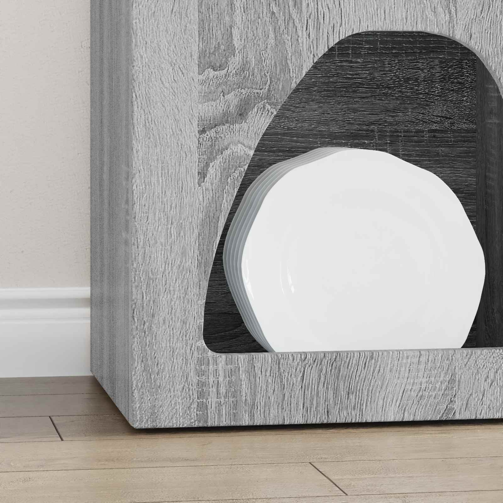 Πλαϊνό γραφείο Γκρίζο Σονομα 40 x 35 x 100.5 εκ