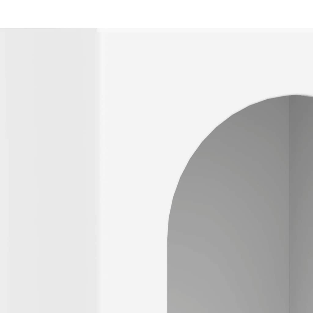 Πλαϊνό γραφείο Λευκό 59 x 35 x 80.5 εκ. Επεξεργασμένο ξύλο - Pakobazaar