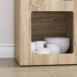 Πλαϊνό γραφείο ELST Δρύς Sonoma 59 x 35 x 80.5 εκ.