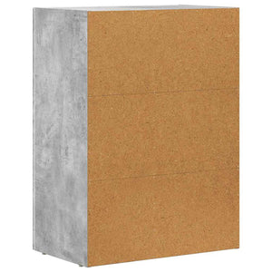 Πλαϊνό γραφείο ELST Σκυρόδεμα Γκρι 59 x 35 x 80.5 εκ.