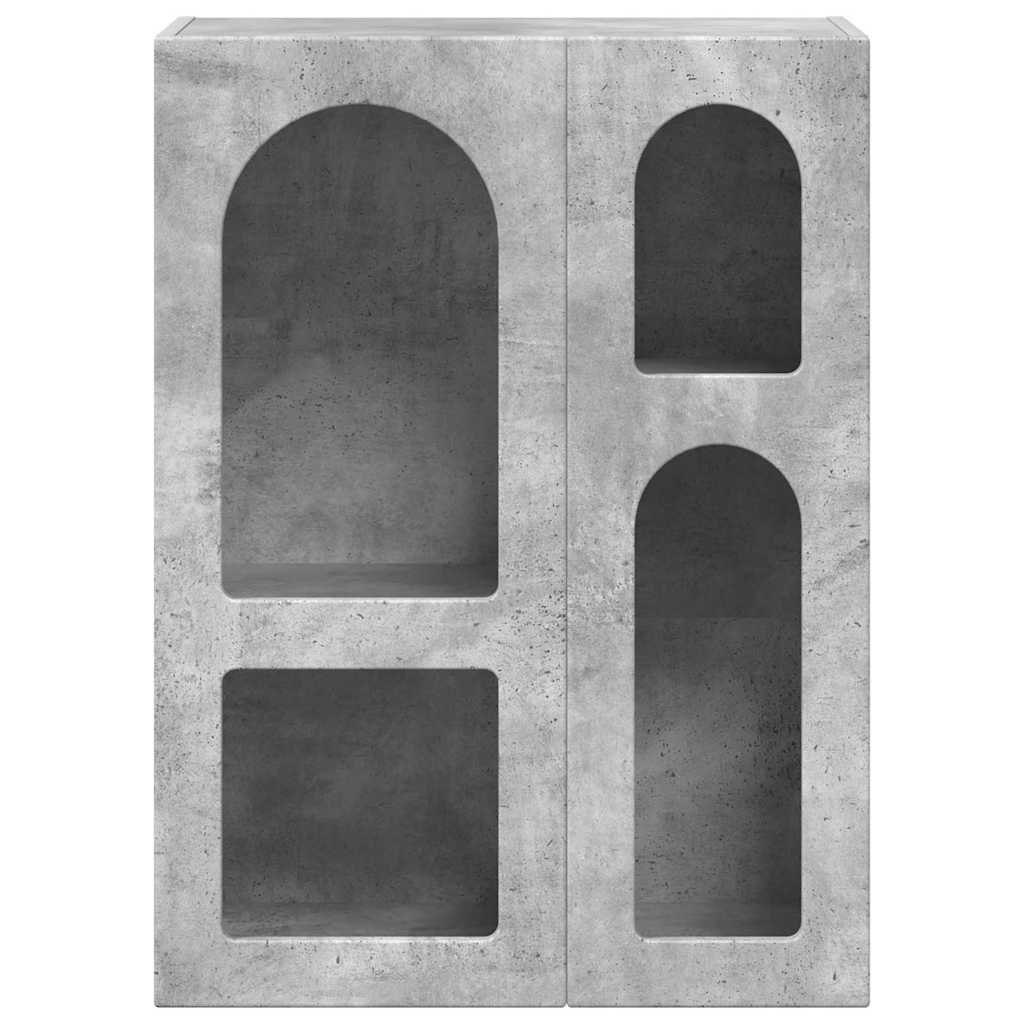 Πλαϊνό γραφείο Σκυρόδεμα Γκρι 59 x 35 x 80.5 εκ.