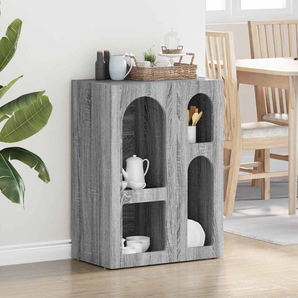 Πλαϊνό γραφείο Γκρίζο Σονομα 59 x 35 x 80.5 εκ.