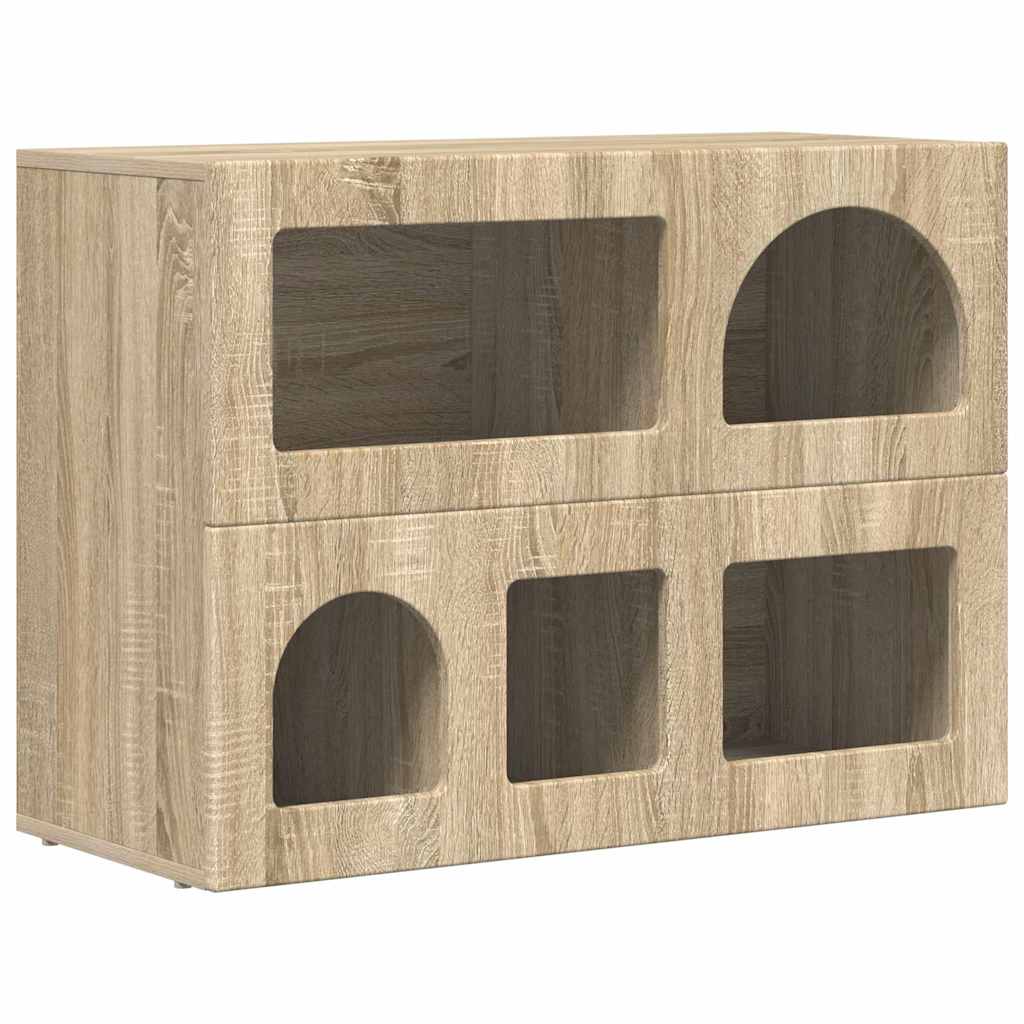 Πλαϊνό γραφείο ELST Δρύς Sonoma 80.5 x 35 x 59 εκ.