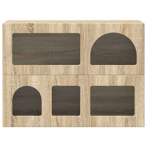 Πλαϊνό γραφείο ELST Δρύς Sonoma 80.5 x 35 x 59 εκ.