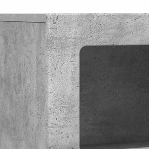 Πλαϊνό γραφείο ELST Σκυρόδεμα Γκρι 80.5 x 35 x 59 εκ.
