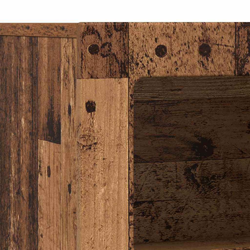 Πλαϊνό γραφείο Παλιό ξύλο 80.5 x 35 x 59 εκ. Επεξεργασμένο ξύλο