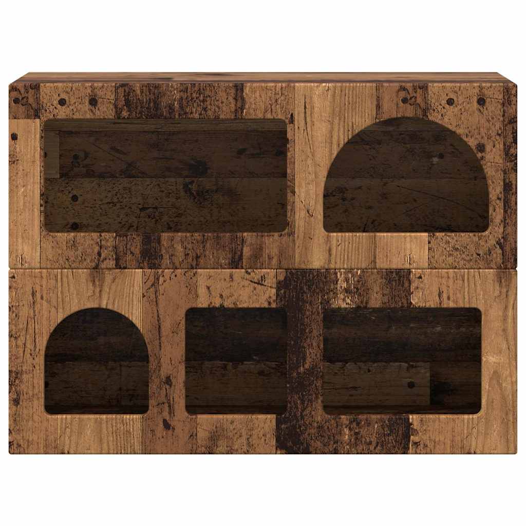 Πλαϊνό γραφείο Παλιό ξύλο 80.5 x 35 x 59 εκ. Επεξεργασμένο ξύλο