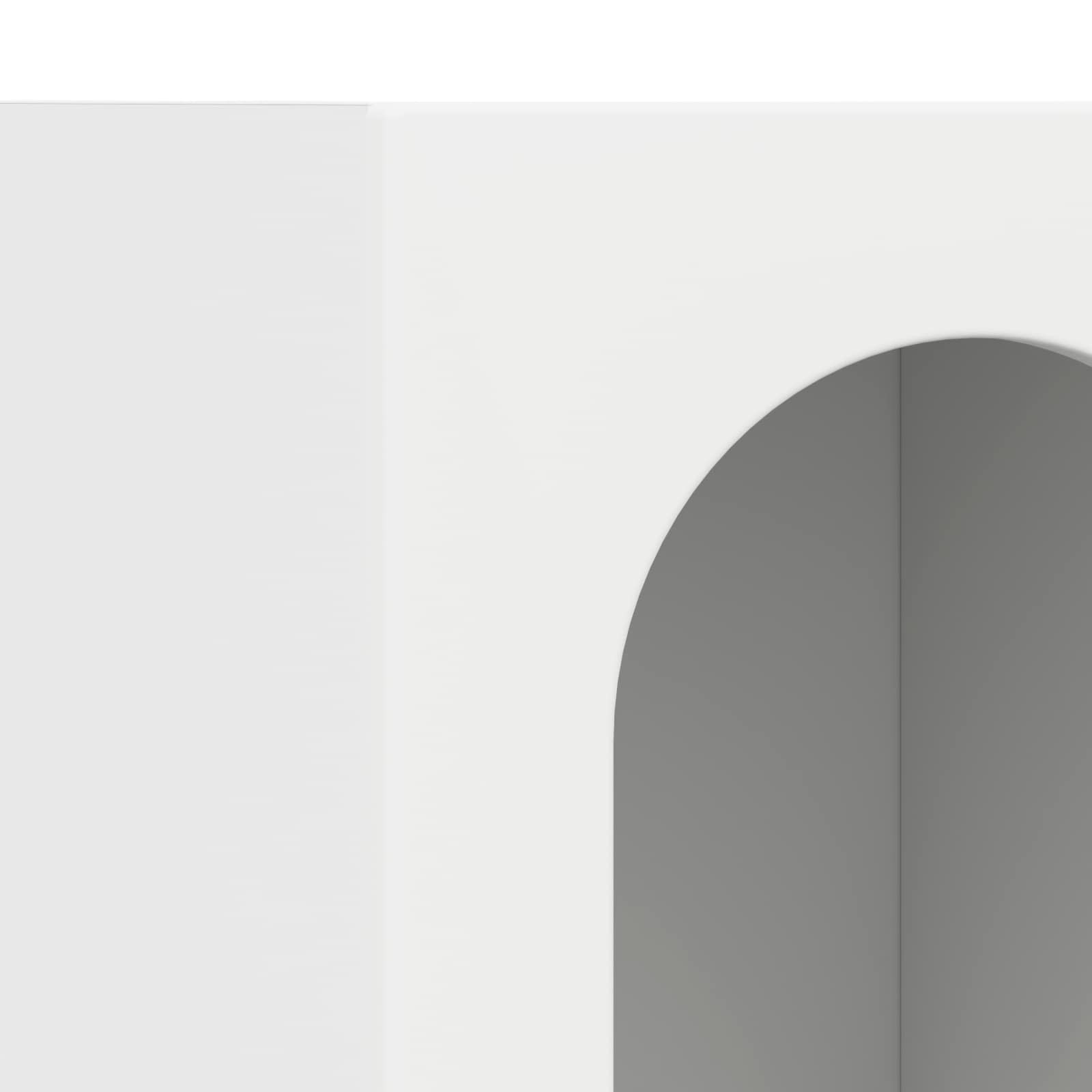 Πλαϊνό γραφείο Λευκό 59 x 35 x 100,5 εκ Επεξεργασμένο ξύλο