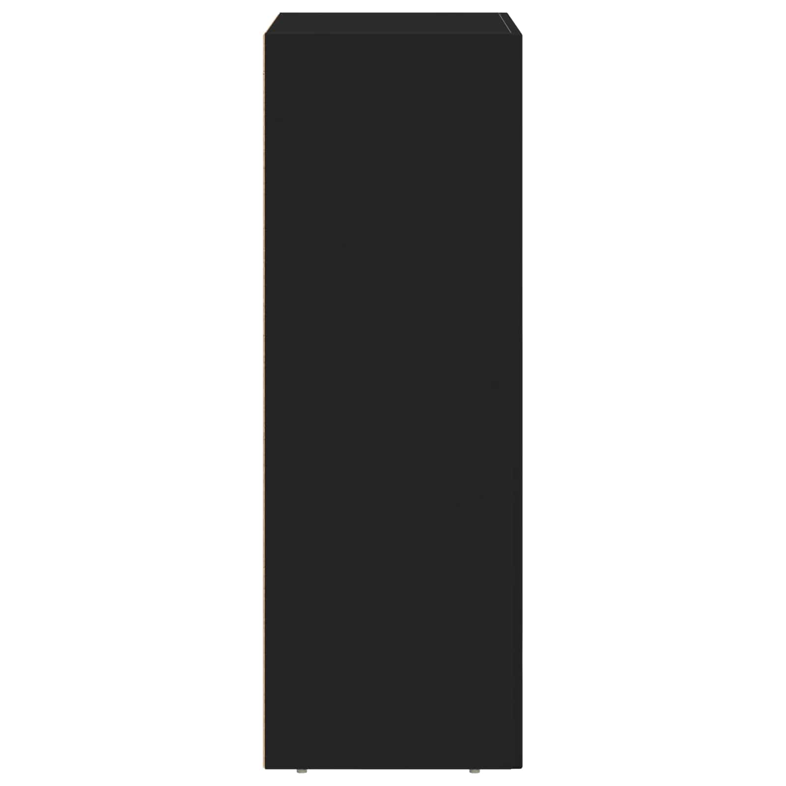 Πλαϊνό γραφείο Μαύρο 59 x 35 x 100,5 εκ Επεξεργασμένο ξύλο