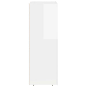 Πλαϊνό γραφείο ELST Υψηλής γυαλάδας λευκό 59 x 35 x 100,5 εκ