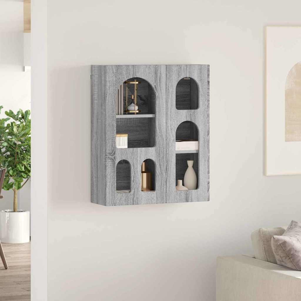 Κρεμαστό ντουλάπι με ράφι Γκρίζο Σονομα 59 x 20 x 71.5 εκ