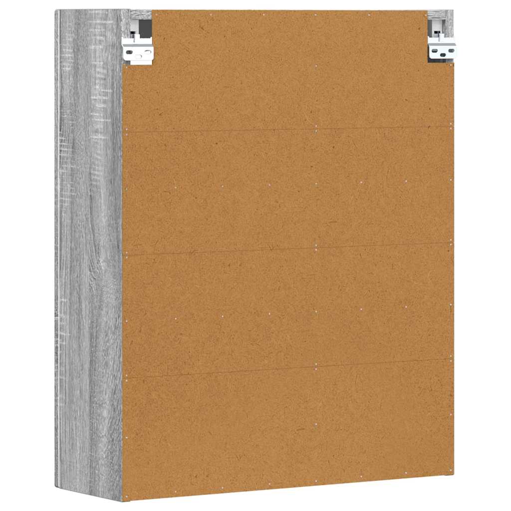 Κρεμαστό ντουλάπι με ράφι Γκρίζο Σονομα 59 x 20 x 71.5 εκ